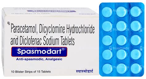 Spasmodart Tablet 15 - Uses, Side Effects, Dosage, Price | Truemeds