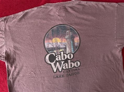 XL Vintage Cabo Wabo Tequila Made Us Do It Purple Dis… - Gem