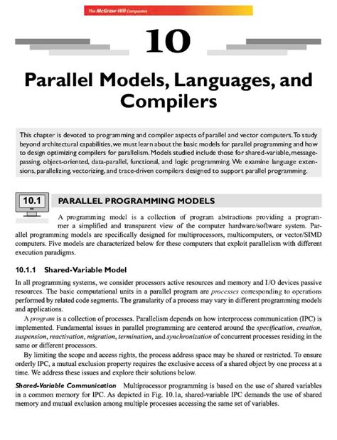 Advanced Computer Architecture Parallelism, Scalability ...