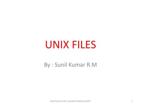 Image result for Types of Unix Files