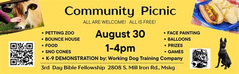 Community Picnic, 2808 S Mill Iron Rd, Muskegon, MI 49444-3553, United ...