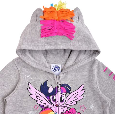 Buy My Little Pony Girl's Rainbow Dash Roleplay Hoodie with 3D Ears ...