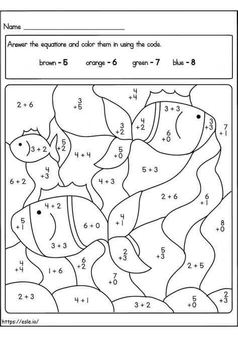 Image result for 3rd Grade Math Coloring