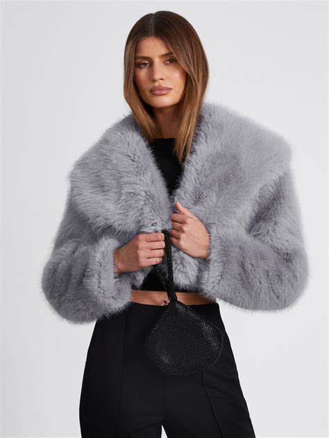 Womens Faux Fur Coats - Very