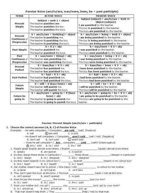 Image result for Direct Object Passive Voice