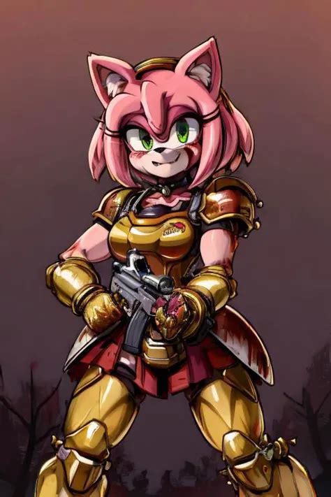 amy rose r34 - SeaArt Al - Free Al Art Generator