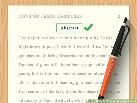 Writing Abstract APA Format 的图像结果