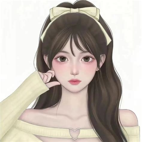 手绘女头 的图像结果