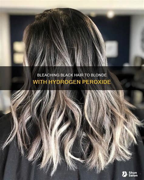 Bleaching Black Hair To Blonde With Hydrogen Peroxide | ShunSalon