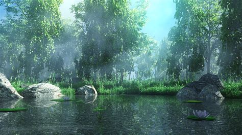 Making of forest lake 3ds max tutorial - Environment modeling | 3ds max ...