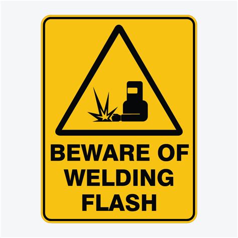 Image result for Welding Flash Hazard Sign