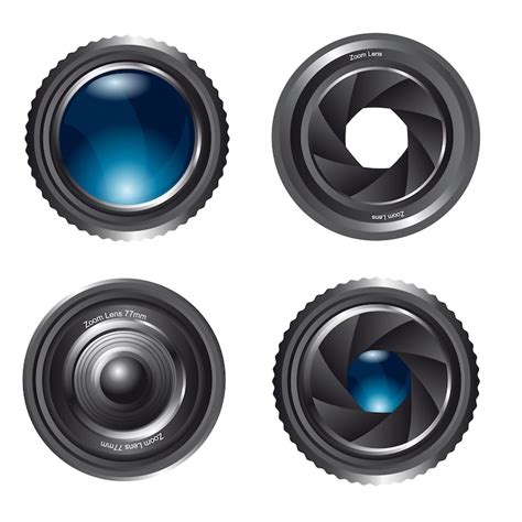 Camera Zoom Lens Vector 的图像结果