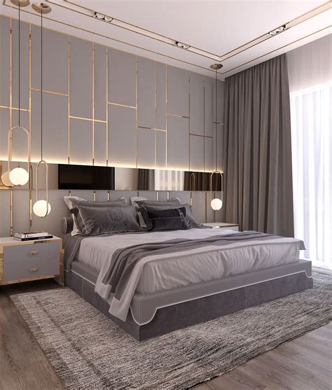 Modern style bedroom *Dubai project on Behance | Luxury bedroom master ...