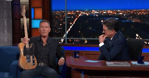 Image result for Springsteen On Colbert Last Night