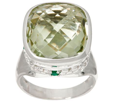 "As Is" JMH Jewellery Sterling Silver and Gemstone Ring - QVC.com