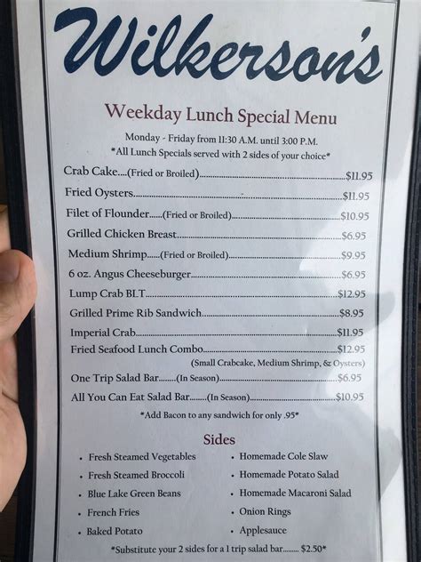 Wilkerson's Restaurant Colonial Beach