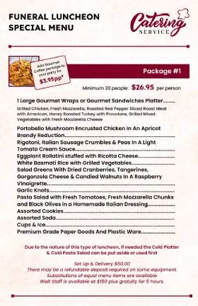 Image result for Service Menu Chart