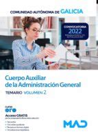 CUERPO AUXILIAR ADMINISTRACION GENERAL COMUNIDAD AUTONOMA GALICIA ...