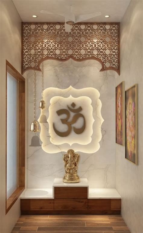 16 Mandir Designs For Home - Elegant Home Temple Designs for a ...