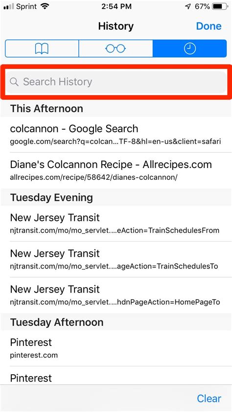 Image result for Web Search History
