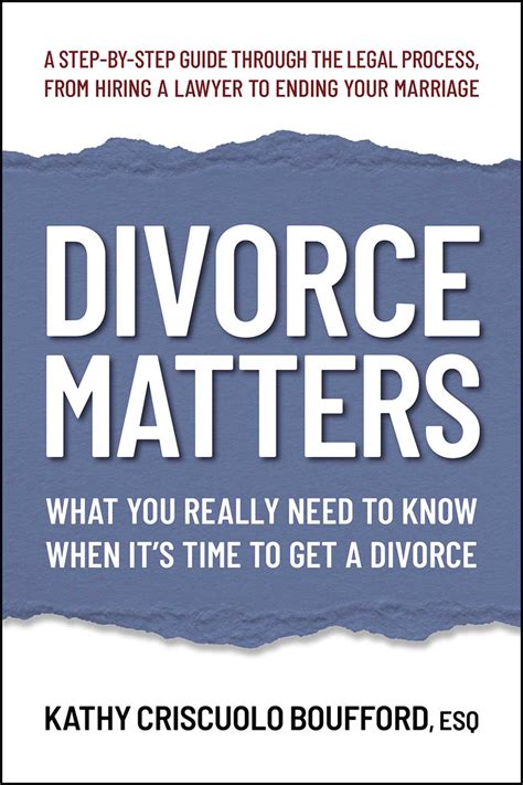 Divorce Matters eBook by Kathy Criscuolo Boufford, ESQ | Official ...