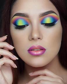 Makeup Looks Neon by Neon Multicolor Makeup Maquillaje De Ojos Maquillaje Makeup Looks Neon