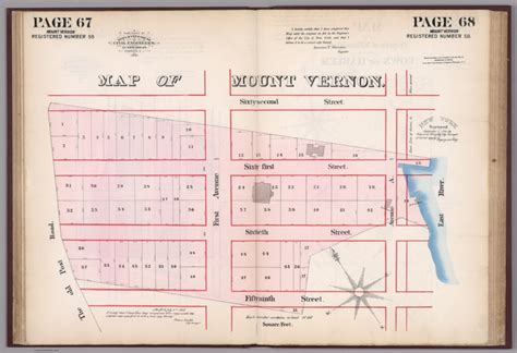 Map of Mount Vernon. New York : Surveyed September 5, 1826. by Edward ...