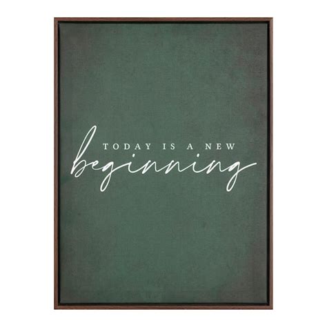 Found & Fable Beginning Canvas Sign | At Home