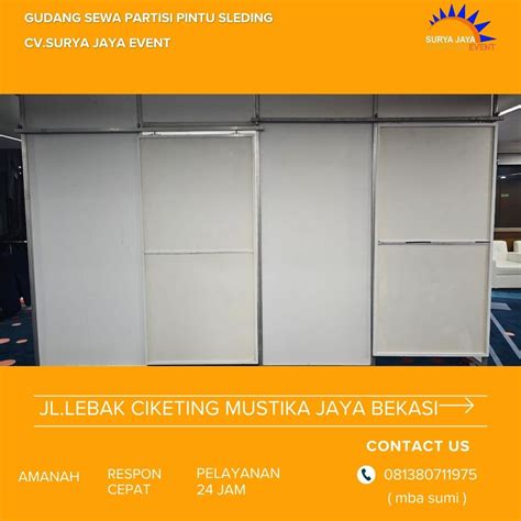 Sewa Partisi Pintu Sleding Kualitas Terbaik Dan Murah Jakarta