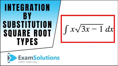 Image result for Integration Square Root Math Site Youtube.com