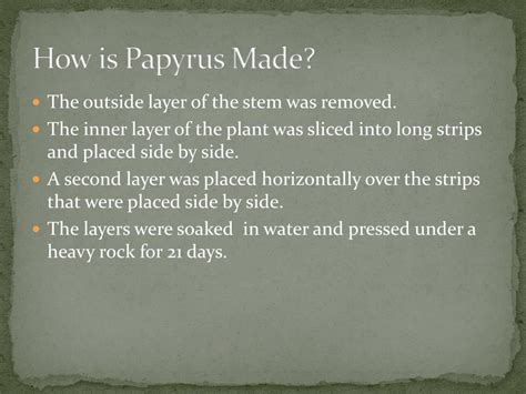 Image result for How Was Papyrus Made