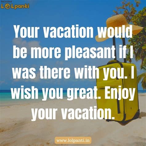 Have A Great Vacation Wishes
