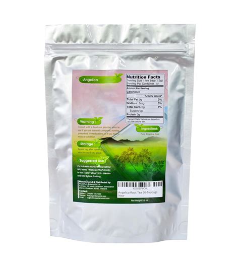 KrittiyaGarden Pure Angelica Root Tea - 60 Teabags - 3.5oz India | Ubuy