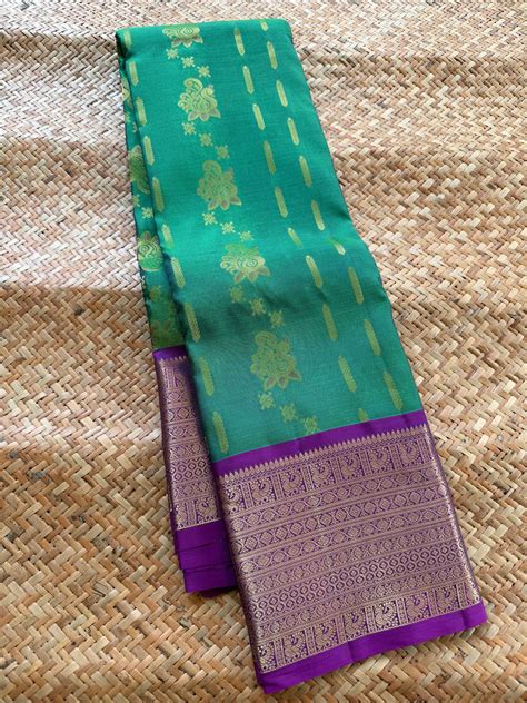 Peacock Green Handloom Silk Saree – Ohbyozy