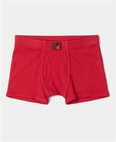 Buy Super Combed Cotton Rib Fabric Solid Trunk with Front Open Fly and ...