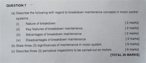 Image result for Objective Question. Answer Sheet On Machine Breakdown
