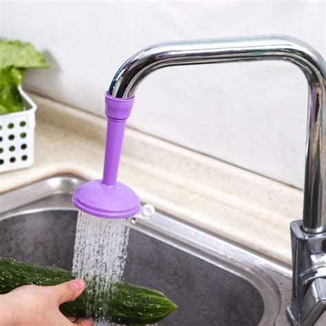 Kitchen Tools Silicone Rubber 360 Degree Rotation Flexible Water Faucet ...
