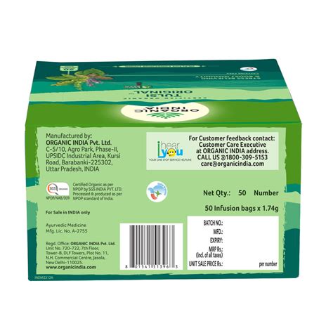 Organic Tulsi Green Tea, Immunity & Stress relief – Organic India