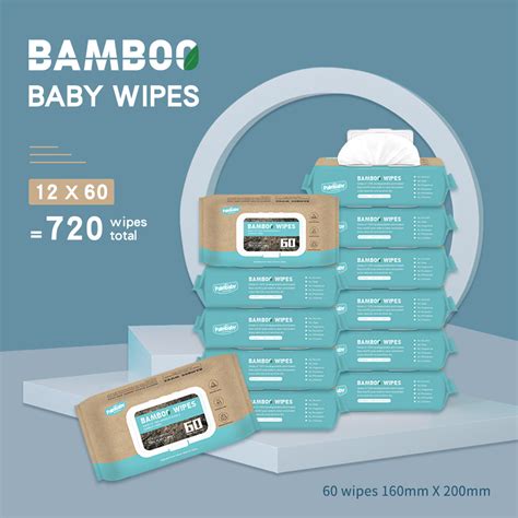 Baby Wipes Bulk Bamboo ECO Fragrance Free Baby Water Wet Wipes 720 Pack ...