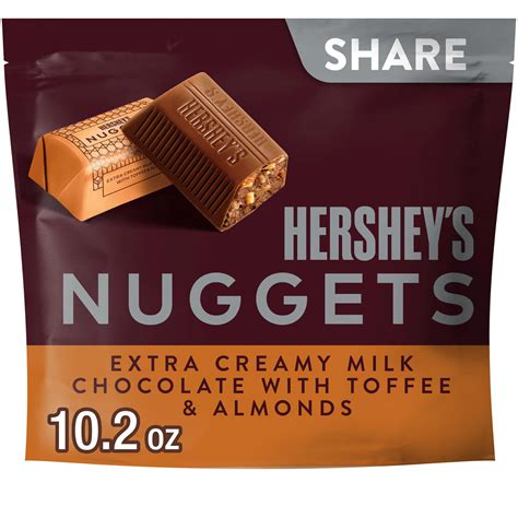 Hersheys Nuggets Milk Chocolate, Toffee And Almonds Candy Share Pack ...