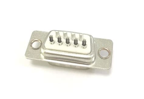RS PRO | RS PRO 9 Way Straight 2.77 mm Pitch Panel Mount D-Sub ...