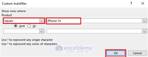 Image result for Custom AutoFilter Excel Multiple Values