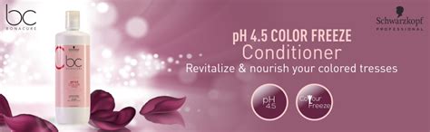 Schwarzkopf Professional Bonacure pH4.5 Color Freeze Conditioner | For ...