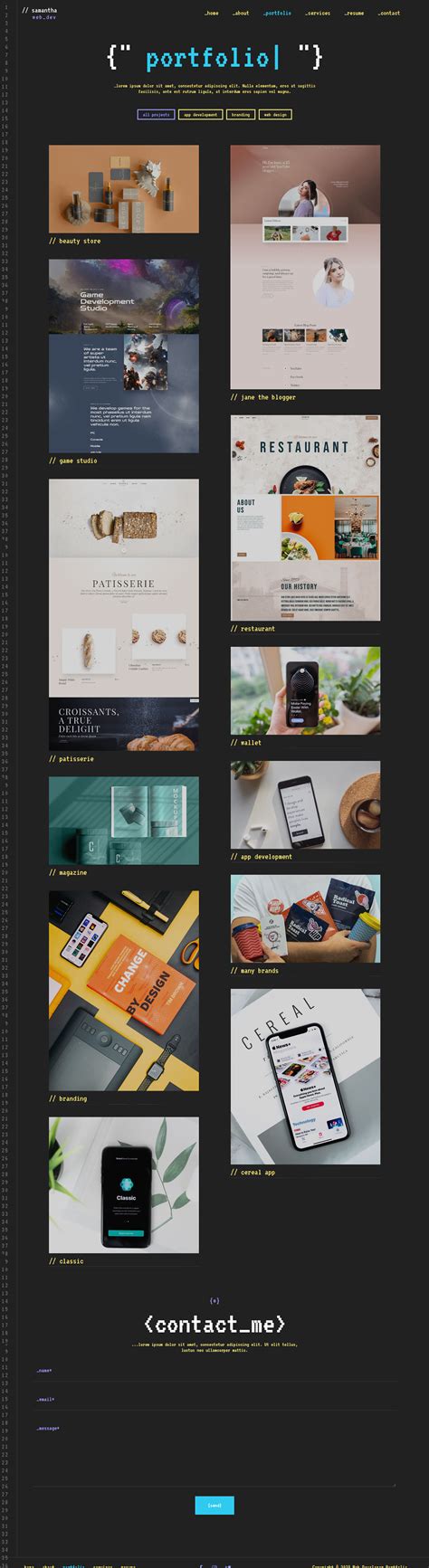 Image result for Web Developer Portfolio