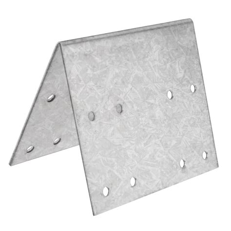 4 Pcs Inside 45-Degree Plate Connector, 3½×4 inches Steel Tie Plate ...