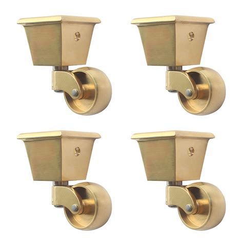 Solid Brass Casters Wheels 32mm Castors For Furniture Heavy Duty ...