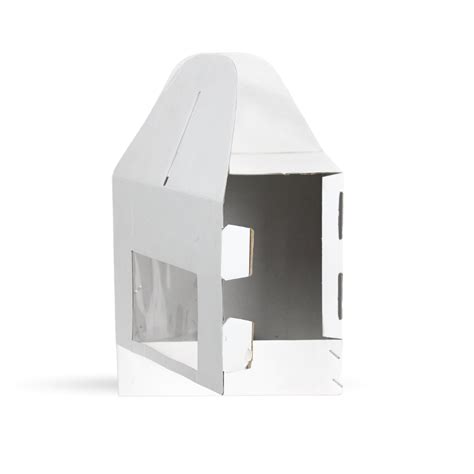 White Tall Cake Box- 10x10x10 inches – Let's Box It