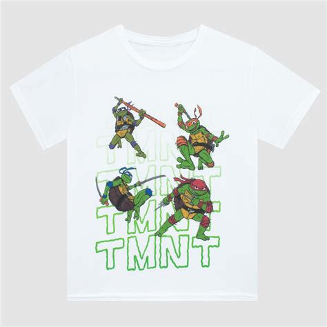 Tshit Teenage Mutant Ninja Turtles T Shirts Merch Nickelodeon Teenage