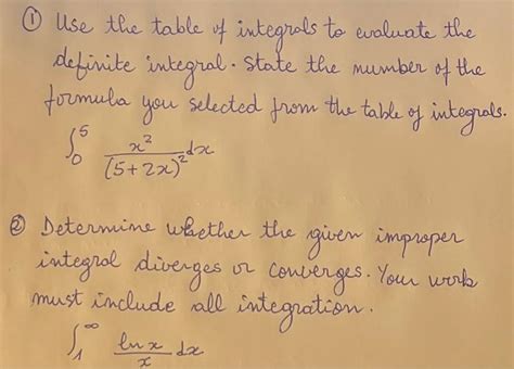 Image result for Definite Integral Table