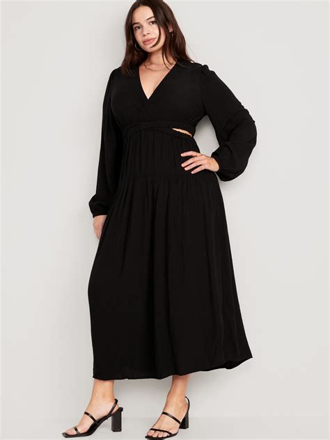 Maxi Dresses With Sleeves Plus Size